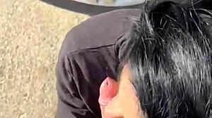 Wow! He Cums on Her Face After Fucking Round Ass Hard!