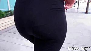 this cute teen slut got roughed up in a hardcore pov fuck session