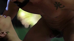 I couldn't resist my handsome masseur, sitting my ass on his delicious cock