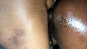 Wet Pussy Creams on Big Black Cock