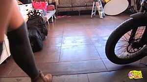 Photo Shoot Turns Wild! Lesbians Kiss, Finger, and Masturbate Wet Pussies with Big Natural Tits!