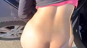 Wow! He Cums on Her Face After Fucking Round Ass Hard!