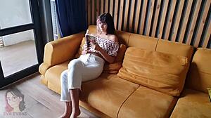 Naughty Student Sucks Huge Dick