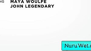 Sexy brunette teen 18+ masseuse gives nice nuru massage to black client and wet happy ending - Maya Woulfe John Legendary