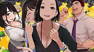 The office lady works hard