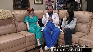 Ditria Rose Sucks and Eats in POV Backstage