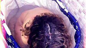 Amysexxxjuguetona Moans Loudly In Public Bath Using Toys While Neighbor Hears Her Wet Sucking