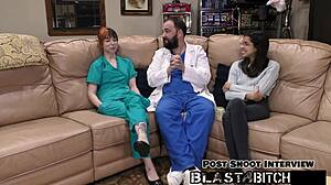 Ditria Rose Sucks and Eats in POV Backstage