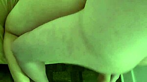 Premature creampie turns into messy cleanup after intense doggystyle