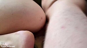 Pretty Teen's First Public Assfucking Humiliation Gaping
