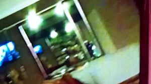 Ex-Wife Of Cousin Gives Blowjob And Eats Balls In Motel