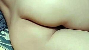 Masked Chinese Milf in Wet Bra Teases Solo for Her Boss After Hours