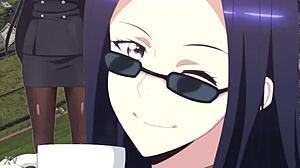 The office lady works hard