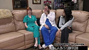 Ditria Rose Sucks and Eats in POV Backstage