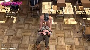 Siri Blowjob Outfit In 3D Animation