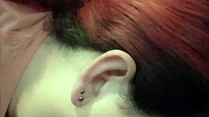 Mtf Asian redhead Lexa sucks before riding Wolfdaddy901. Bareback creampie seals their wild homemade session.