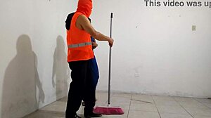 Flirty Nurse Teases Hospital Janitor for Fun