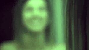 Yo, this nerdy teen just got slammed with double penetration in a wild threesome