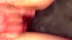 She gives a SMOKING BLOWJOB in the shower to her neighbor's skinny wife.