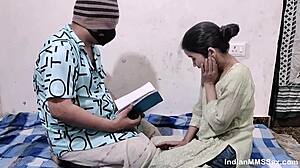 hey, watch this indian teacher bang her student in roleplay