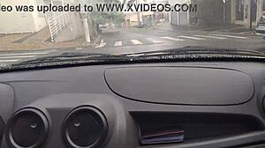 i'm drivin uber and my neighbor's wife paid for a delicious blowjob in the car