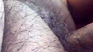 Latina with sexy body swallows cum in intense oral session