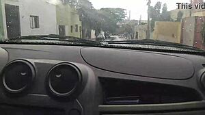 i'm drivin uber and my neighbor's wife paid for a delicious blowjob in the car