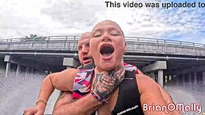 Harley King is fucking on a jet ski