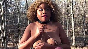 don whoe and nina rivera get wild outside in rough woods fun