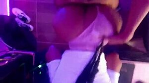 Anastasia Knight stepsis gets fingered and fucked off the counter in doggystyle and missionary