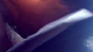 Latina with sexy body swallows cum in intense oral session