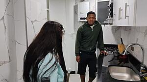 Rioc Fucks The Beautiful Jennie In The Kitchen!