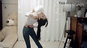 yo, check this sexy Chinese girl dancing live on cam for fun