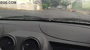 i'm drivin uber and my neighbor's wife paid for a delicious blowjob in the car