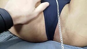 Petty BDSM Slut Slave Endures Brutal Face Fucking with Chains.