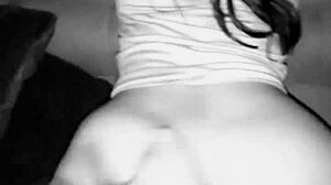 culona gets fucked in doggy on the couch, big ass bouncing hard