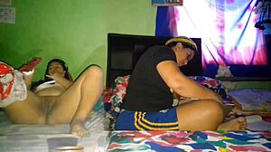 I stroke my big pussy while my stepsister handles her college homework 😏