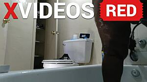 Mature Ebony Milf Rides in Cowgirl Position