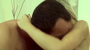 Shaved couple explores muff diving and fingering outdoors