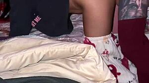 Young Indian couple films first homemade video late at night. It’s raw and sexy!