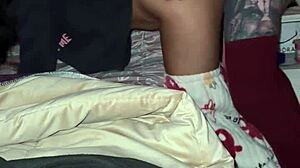 Young Indian couple films first homemade video late at night. It’s raw and sexy!