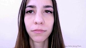 Hey, you think you can handle this? Sleek model gets pounded hard during her casting on the sofa!