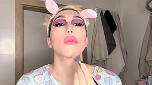 boy sissified and fucked hard by ladyboy. full bareback story unfolds with raw details.