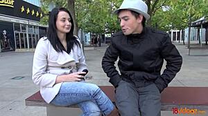 Simone K liked my hat and cock, then we fucked hard.