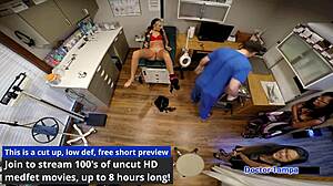 Dr. Tampa's smuggling inc: Asia Perez, Little Mina, and Ami Rogue face latex humiliation