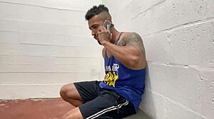 Coworker Fucks My Wife In Locker Room With Me Watching!