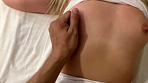 My little stepdaughter in cute pajamas begs me to MAKE HER FEEL GOOD and I can’t resist