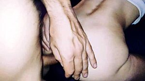 anal blowjob in amateur homemade porno with my wife, but i messed up the deepthroat part