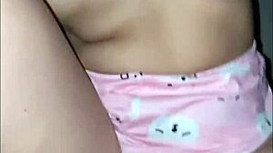 Damn, banging my heartbroken sister-in-law in pajamas feels so wild, she rides like crazy!