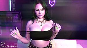 Nika Venom Gets Rough Face Fucking And Creamy Cum